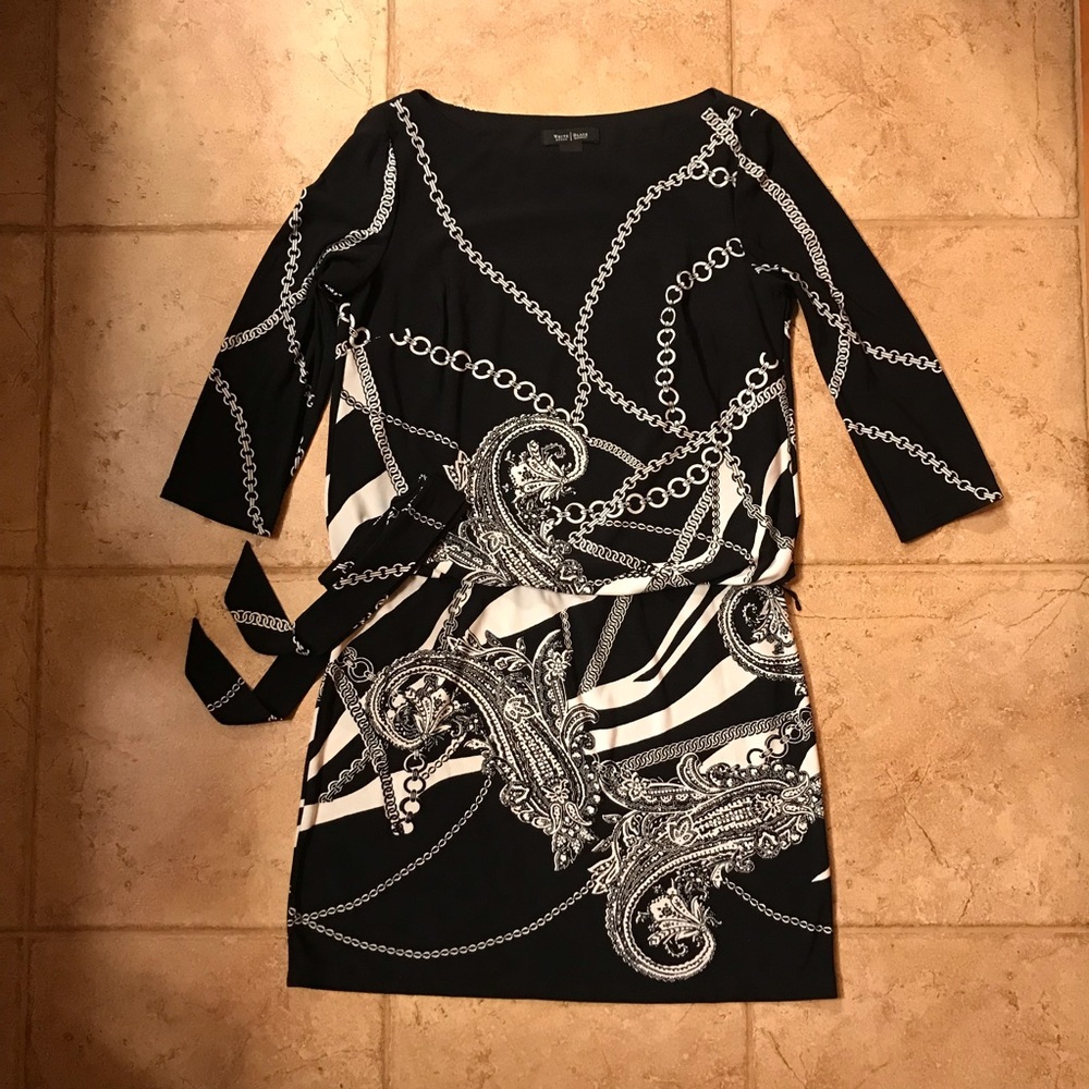 WHBH dress w belt